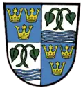 Geviert von Blau und Silber