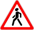 Zeichen 128: Fußgänger kreuzen