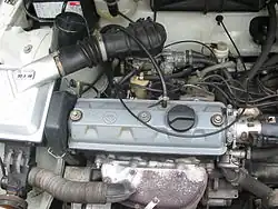 1,3-Liter-Motor BM860[14] im Wartburg&nbsp;1.3 (quer)