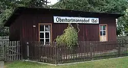 Frühere Haltestelle Oberhartmannsdorf (Zustand 2011)