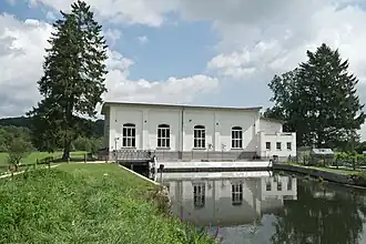 Kraftwerk Alfredstal mit Horizontalrechen