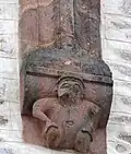Bauschmuck an der Basilika in Wechselburg