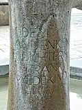 Widmung auf der Rückseite