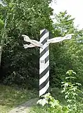 Nachbildung der Armsäule in Leimbach
