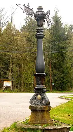 Wegweiser am Forsthaus Auerberg, Sachsen-Anhalt