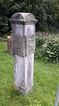 Wegweisersäule Kurort Hartha, Siedlung