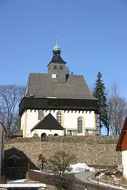 Wehrkirche in Großrückerswalde SN