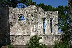 Die Wehrkirchenruine St.&nbsp;Pankraz in Nöstach