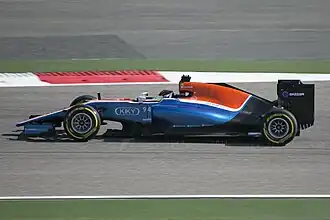 2016: Manor Racing mit dem MRT05
