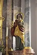 Evangelist Johannes (mit den Attributen des Apostels Johannes)