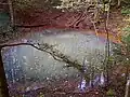Der grösste der drei Weiher im Loch
