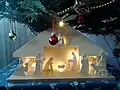Weihnachtskrippe in Form eines Norddeutschen Hallenhauses von Matthias Schultz