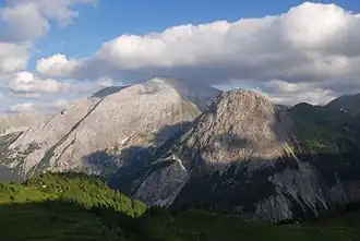 Weißeck mit Riedingspitze