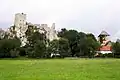 Ansicht der Burgruine aus südlicher Richtung
