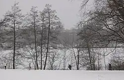 Weißer See im Winter