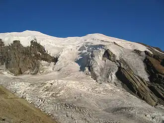 Weissmies mit Triftgletscher