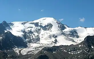 Nordwand der Weißseespitze über dem Weißseeferner, 2007