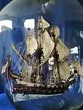 Das Weltrekordschiff von Matthias Schultz ist im Januar 2024 fertig eingebuddelt.