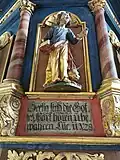 Der Evangelist Lukas (mit Stier)