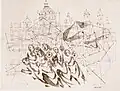Wendt, Pilger, 1950, Sepia 46 × 60,5 cm, Privatbesitz Wittenbach/SG[5]