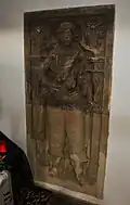 Wandrelief, vermutlich den Caspar von Teutleben darstellend