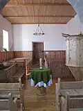 Blick aus dem Chor in das Kirchenschiff
