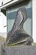 Skulptur Pelikan