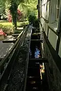 Gerinne an der Ostseite der Mühle