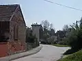 Trafohaus in Wernsdorf, zu einem Uhrturm umgewandelt