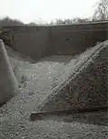 Der Übergang der Tenaille auf die Bastion in der Zitadelle