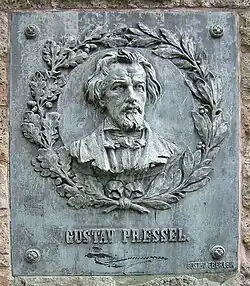 Hann. Münden: Bronzetafel Gustav Pressel