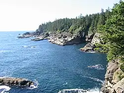 Blick vom West Coast Trail auf den Pazifik