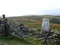 Triangulationspunkt auf dem West Cairn Hill