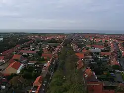 Westkapelle vom Leuchtturm aus gesehen