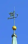 Wetterfahne auf der Nikolaikirche