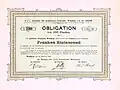 Obligation über 1000 Franken der Gemeinde Wetzikon vom 29. Oktober 1900