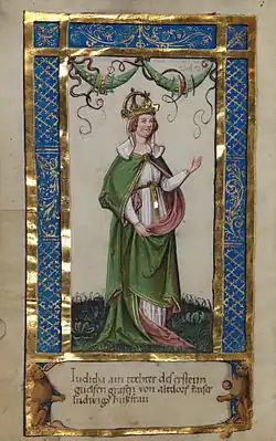 Kaiserin Judith (*&nbsp;um 795; †&nbsp;843), Tochter Welfs I.