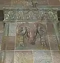 Widderkopf aus Siegersdorfer Keramik