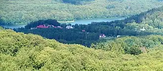 Blick in das Umland mit Rinnenseen aus der Weichsel-Vereisung