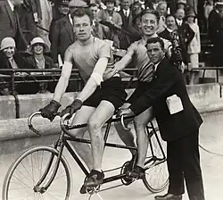 Daan van Dijk (l.) und Bernard Leene bei den Olympischen Spielen 1928