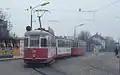 Straßenbahnendstelle hinter dem Lokalbahnhof (1974)