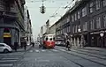 Blick von der Westbahnstraße Richtung Burggasse (1976)