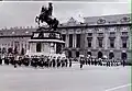 Aufstellung vor dem Prinz-Eugen-Reiterdenkmal