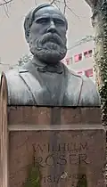 Denkmal für Wilhelm Roser in Marburg