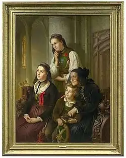 Robert Heck (1867): in einer Kirche