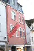 Seitliche Ansicht des Gebäudes Wilhelmstraße 33