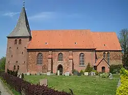 Kirchengebäude der St.-Willehad-Kirche in Groß Grönau