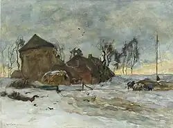 Willem de Zwart (1872/1931): Winterlandschaft, Rijksmuseum.