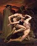 Tatort Brüssel: Dante und Vergil in der Hölle von William Adolphe Bouguereau
