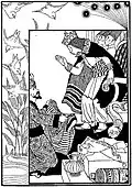 Buchillustration zu Sinbad the Sailor and Ali Baba and the Forty Thieves, 1896